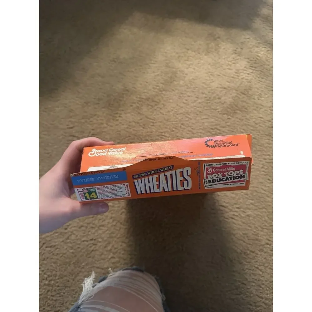 Vintage Ads Mark‎ McGwire Wheaties Cereal Box  Cardinals Antique Baseball